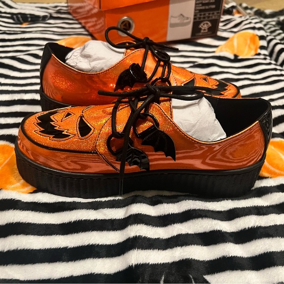 Strangecvlt Krypt Scary Jack Orange Glitter SIZE 6 - Picture 5 of 10